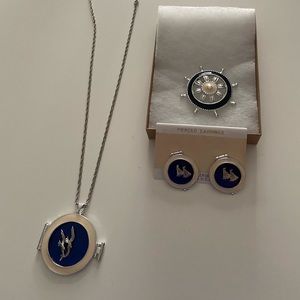 3 piece set jewelry sailor theme